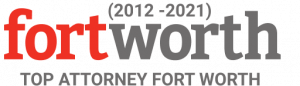 fort worth magazine logo top attorney for 2021 badge